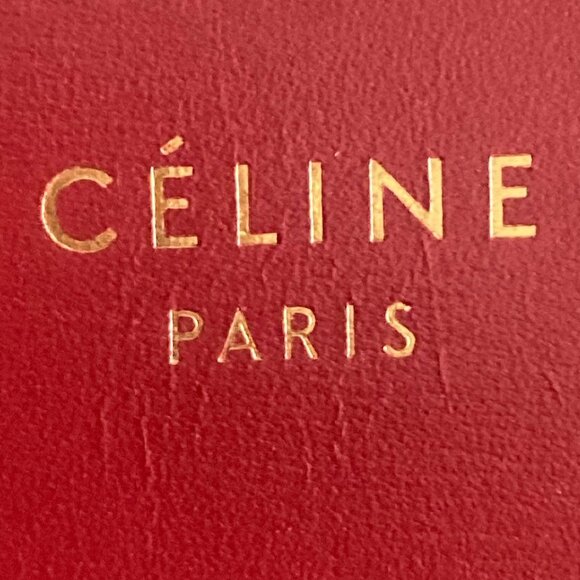 Celine Box Calfskin Medium Classic Box Flap Red - Picture 5 of 9
